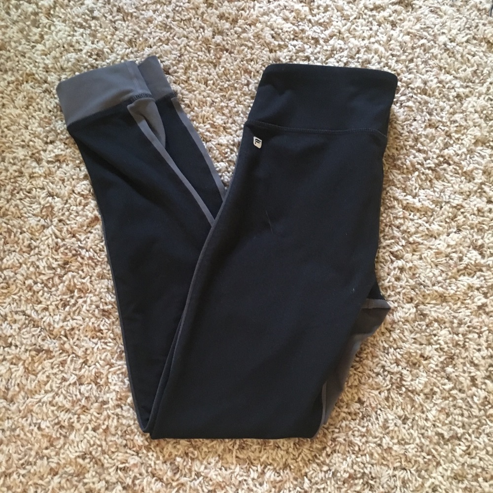 Fabletics Black and Grey Leggings